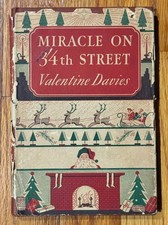 Miracle on 34th Street by Valentine Davies - 1947 First Ed. - Christmas Santa picture