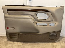 1999 2000 Cadillac Escalade Front Drivers Side Door Panel Left Shale/Wood picture