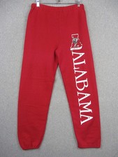Vintage Alabama Crimson Tide Sweatpants Mens Medium Red Jerzees 90s USA Made picture