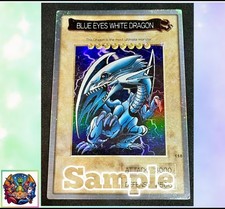 Blue Eyes White Dragon English Ver. Bandai Yugioh 1998 113 Japanese MP/HP picture