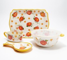 Temp-tations 4-Pc Entertaining Essentials Set, PUMPKIN PATCH H229512 picture