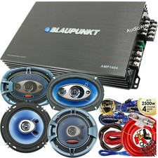 Blaupunkt AMP1404 1500 Watt Amp+ 2x Speakers 6x9