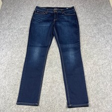 Lucky Brand Lolita Skinny Ankle Jeans 12 Twilight Blue Dark Wash 7W13399 picture