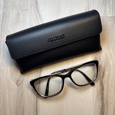 Guess GU2500 Eyeglass Frames Only 53-16-135 Black With Case picture