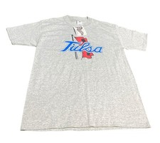 Vintage Y2K 2000’s TULSA Golden Hurricane T Shirt TU Tee Size Large NEW picture