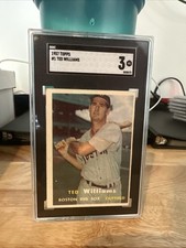 1957 Topps Baseball #1 Ted Williams SGC 3 Boston Red Sox Baseball picture