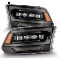 AlphaRex For 09-18 Ram MK 2 Style NOVA LED Projector Headlights Lamp Alpha Black picture