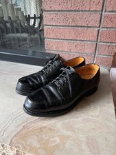 Vintage Redwing Postman 9302 Black Leather Oxford Shoes Sz 11 C Union Made USA picture