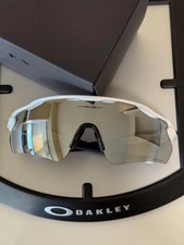 NEW Oakley Radar EV Path OO9208 Polished White PRIZM Silver Mirror Sunglasses picture