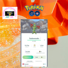 Pokémon Go❀Shiny sudowoodo❀Wearing Holiday Attire❀Tr❀de 20k❀P❀T❀Central❀Digital picture