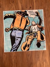 Original Mixed Media Greg McDonald Gunsmoke Cowboy Comic Pop Art Canvas 24x24 picture