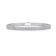 Fifty8 Moissanite Pave Bracelet 925 Silver Eternal Geometry picture