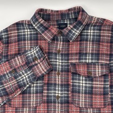 J.Crew Men's Double-Knit Work Shirt Jacket Plaid NWT $120 Medium CA914 Shacket picture