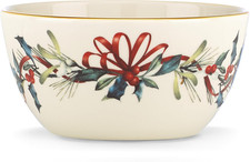 Lenox Winter Greetings Porcelain Christmas Decorative Bowl picture