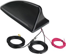 Bingfu FM/AM/DAB Digital Radio Shark Fin Antenna with 9-16V Wide Volta... Bundle picture