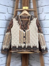 Etro Jacket Cardigan Paisley Quilted Print Luxury Size M-L picture