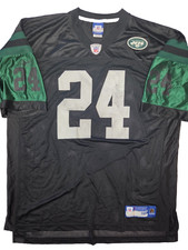 Reebok NFL New York Jets Jersey #24 Law in Black Size 2XL picture