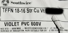 Southwire #18awg 16 Stranded TFFN/AWM/MTW Building/Fixture Wire Violet /100ft picture