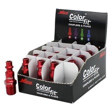 Milton® COLORFIT® Plugs (M-STYLE®, Red) - 1/4