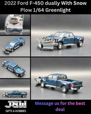 Greenlight (Pickup Truck) 2022 Ford F-450 dually With Snow Plow 46170 F 1/64 picture