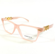 Versace Eyeglasses Frames MOD. 3335 5405 Transparent Pink Opal Gold 54-14-140 picture
