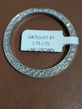 Rolex Datejust 41 MM Custom 3.75 ct LAB GROWN Diamond Bezel  MODEL 126300 picture