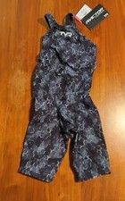 TYR Avictor Supernova Closed Back Tech Suit Blk/Grey Women's Size 26 picture