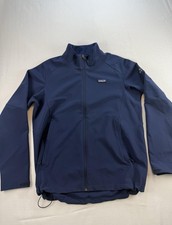 Patagonia Soft Shell Jacket Men’s Large Blue Full Zip Ten-X Commercial picture