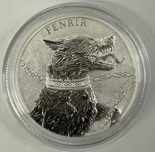 2022 Germania Mint 5 Mark 1oz Silver Fenrir Round picture
