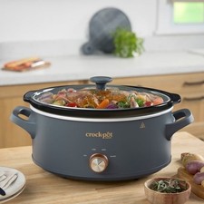 *HOT SALE* Crock-Pot Manual 7-Quart Slow Cooker, Mussel Grey 15289615155 picture