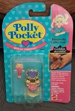 Polly Pocket ROYAL THRONE Ring 1994 Vintage Bluebird Toys NEW picture
