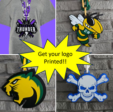 Custom Fan Chain - Personalized Big Oversized Necklace / Logo - Team Merch New picture