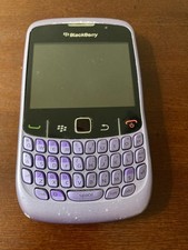 Blackberry Curve Vintage Early Smart Phone Cell Light Purple Y2K Black Berry picture