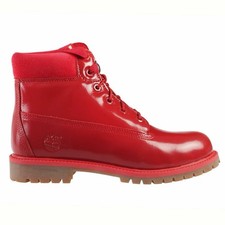 Timberland Youth 6-Inch Premium Waterproof Boots (A151B)  Red Shine picture