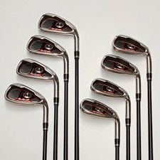 TaylorMade Burner Plus Iron Set 8pcs 5-PW,AW,SW REAX SUPERFAST S 1-Day Handling picture