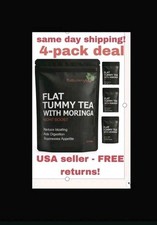 4-Pack 28 Days Flat Tummy Tea ,Slimming Tea with Moringa Leaf Tea Detox tea picture