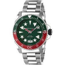 Gucci YA136222 Dive Watch Quartz Green Dial Men's Watch picture
