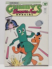 GUMBY’S SUMMER FUN SPECIAL Comic Book by COMICO 1987 VF/NM or Better Condition picture