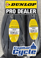 DUNLOP SPORTMAX Q5A TIRE SET 120/70ZR-17 190/50ZR-17 FRONT AND REAR - 2 TIRES picture
