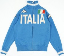 Vintage Kappa Italia Blue Full Zip Cotton Italy Track Jacket Men's M picture