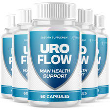 (5 Pack) Uro Flow for Men Prostate Health & Urinary Support Supplement 300 Caps picture