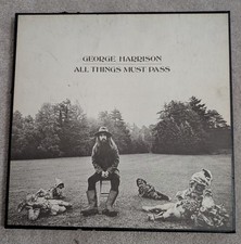 GEORGE HARRISON ALL THINGS MUST PASSVinyl 3 Lp 1st Press w/ poster/ Inserts EX picture