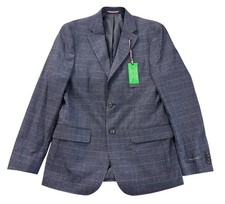 NEW Tommy Hilfiger Mens Conrad Modern Fit Plaid Sport Coat Blue Size 38R NWT picture