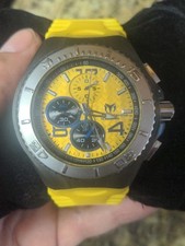 TechnoMarine Cruise JellyFish Chronograph Yellow Silicone Watch picture