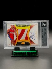 ERIC GORDON 2008-09 UD Exquisite Limited Logos Patch Autograph RC 15/25 BGS 8.5 picture