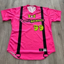EvoShield Savannah bananas Party Animals Baseball Jersey Pink Mens XL #99 picture