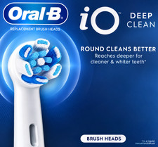 OEM Oral-B iO Replacement Brush Heads Deep Clean Black White Multi Pack NEW picture