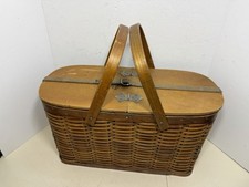 vintage hawkeye refrigerator basket 21x9.75x12 Burlington Iowa  picture