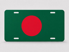 Country Flag Inspired 6x12 Aluminum License Plate Pick Your Country Novelty picture