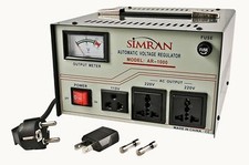 Simran AR-1000 Voltage Converter Transformer With Stabilizer 220V 110V 1000W picture